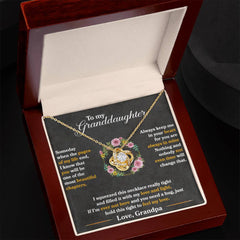 Keep Me In Your Heart - Love Knot Necklace