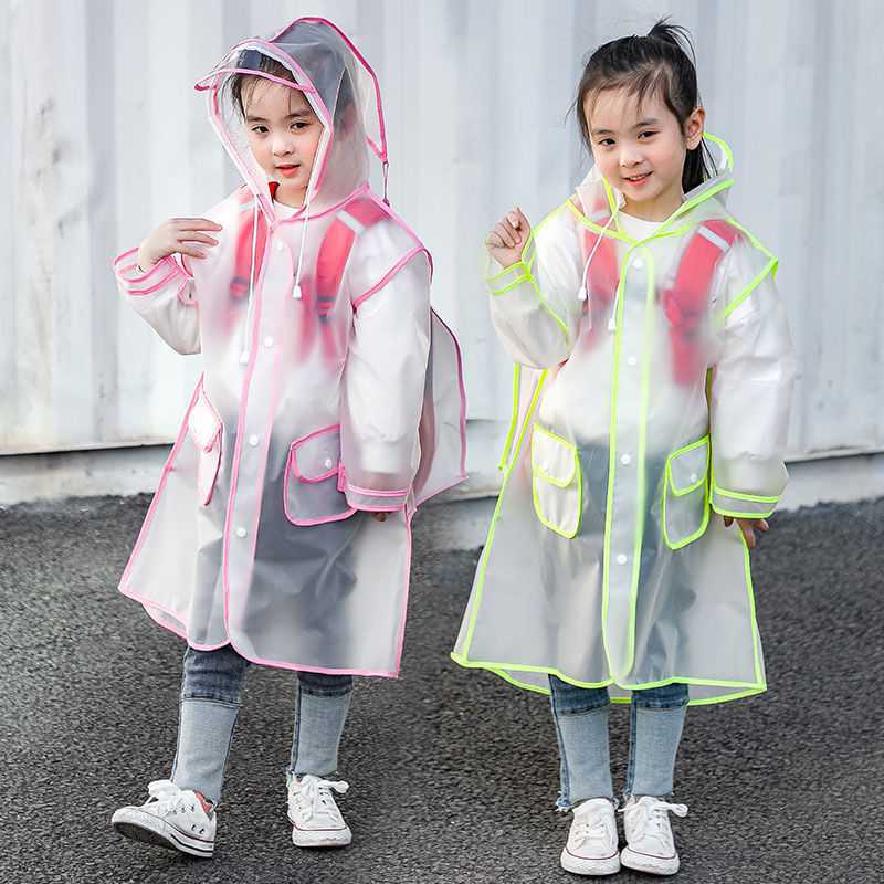 Kids Transparent Raincoat